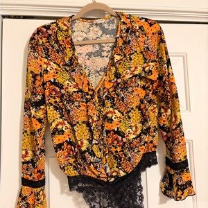 Free people heat wave bodysuit, XS